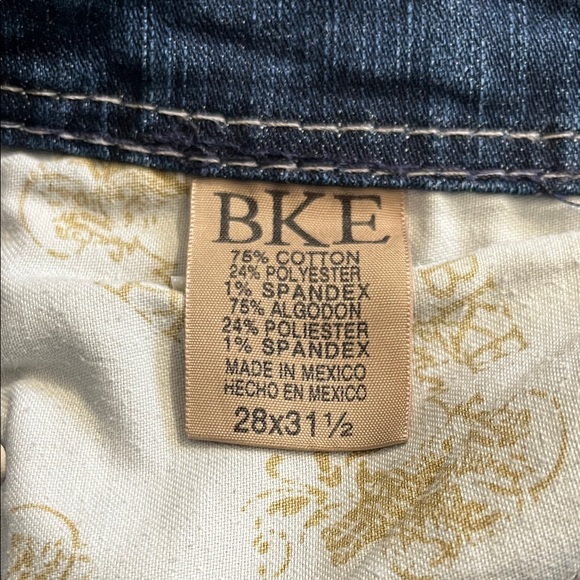 BKE Dark Blue Flare Women's Jeans - Picture 3 of 5